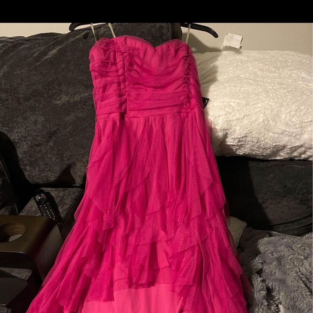 High low pink dress never worn